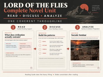 Lord of the Flies Complete Novel Unit | Reading Guide, Quizzes, Test & Essay, image 2