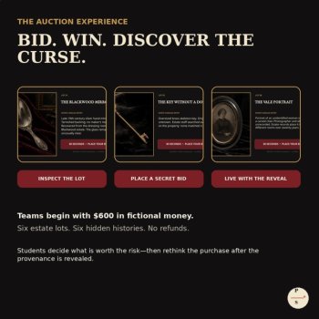Cursed Object Auction | Halloween ELA Activity | Gothic Creative Thinking Game, image 2