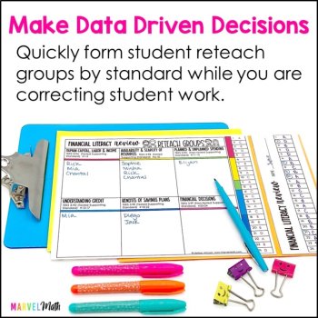 3rd Grade Financial Literacy TEKS STAAR Review Task Cards - Print, image 4