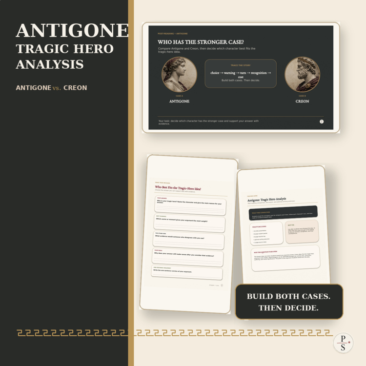 Antigone Tragic Hero Analysis | Antigone vs Creon | Literary Analysis Lesson