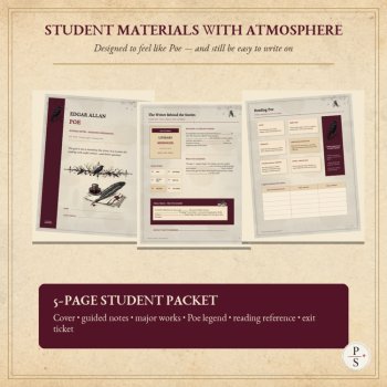 Edgar Allan Poe Biography & Background | PowerPoint, Guided Notes, Themes & Work, image 3
