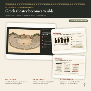 Greek Theater & Tragedy Background | PowerPoint, Guided Notes & Teacher Guide, image 2