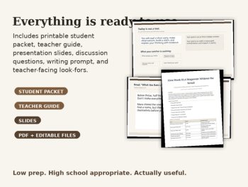 First Week ELA Diagnostic Without the Dread | Close Reading & Writing Sample, image 4