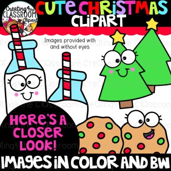 Cute Christmas Clipart {Creating4 the Classroom}, image 2