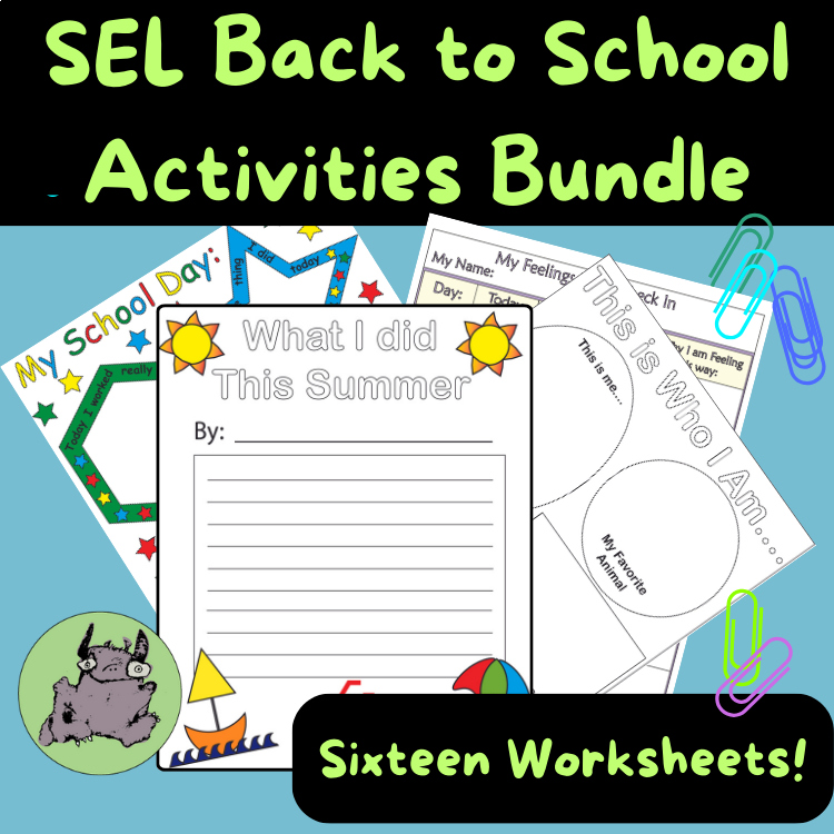 SEL Back to School Activities and Skills Bundle