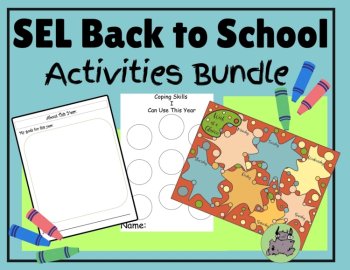 SEL Back to School Activities and Skills Bundle, image 2