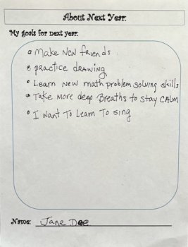 SEL end of year counseling worksheets bundle for reflection, transition skills, image 2