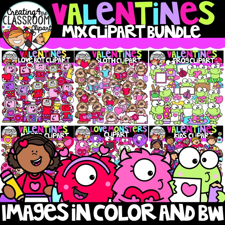 Valentines Day Clipart Bundle {Valentines Clipart}