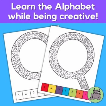 Learn the Alphabet Coloring Pages for letters A-Z for Pre-K, K, 1st, 2nd grade, image 3