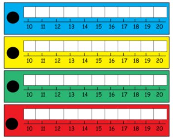 Number line flashcards 0-30 and butterflies, ladybugs sheet for counting bundle, image 2