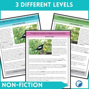 Invasive Species in Seychelles | French Reading Comprehension, image 2