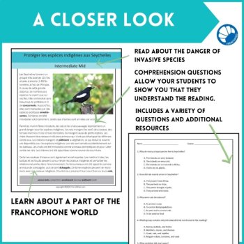 Invasive Species in Seychelles | French Reading Comprehension, image 4