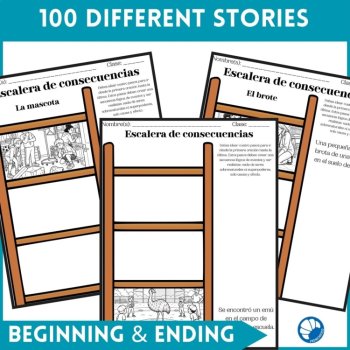 Spanish Past Tense Writing Prompts | Preterite and Imperfect Short Stories, image 2