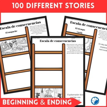Spanish Story Writing Prompts | Presentational writing narratives PRESENT, image 2