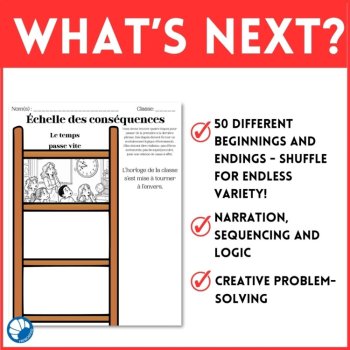 French Story Writing Prompts | 100 Present-Tense Narrative Activities, image 3