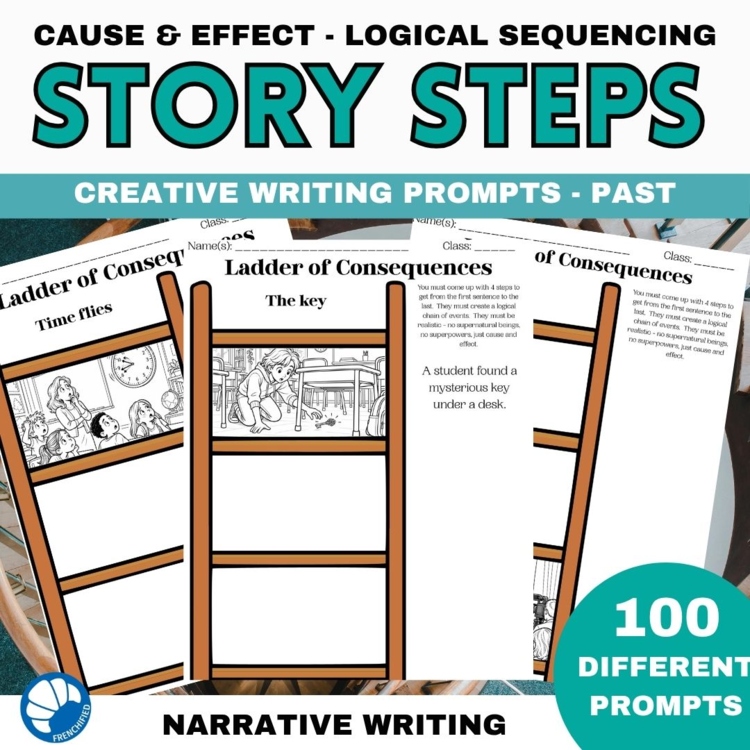 English/ELA/ESL Creative Writing, Sequencing & Cause-and-Effect Activities