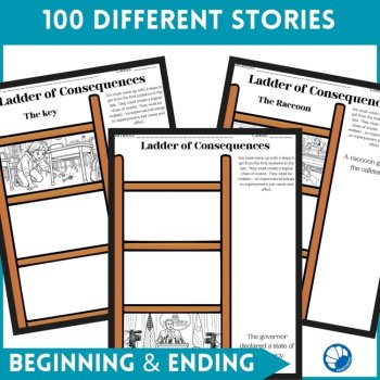 English/ELA/ESL Creative Writing, Sequencing & Cause-and-Effect Activities, image 2
