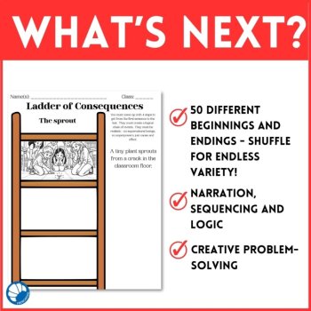English/ELA/ESL Creative Writing, Sequencing & Cause-and-Effect Activities, image 3