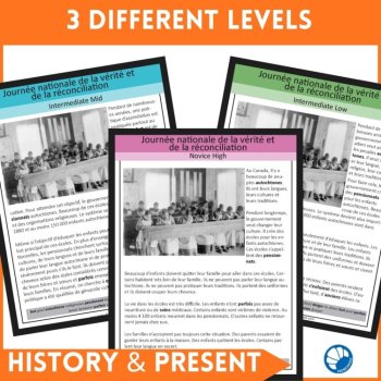Orange Shirt Day French Reading Comprehension | Truth and Reconciliation, image 2