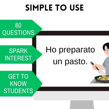 First Day Italian | Four Corners Back to School Icebreaker Game, image 2