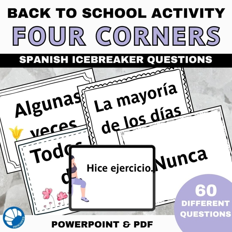Four Corners Spanish | Back to School High School Icebreaker Game
