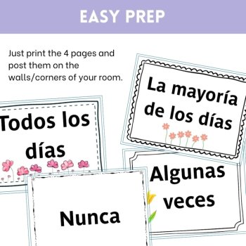Four Corners Spanish | Back to School High School Icebreaker Game, image 4