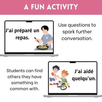 French Back to School Game | High School Four Corners Icebreaker, image 3