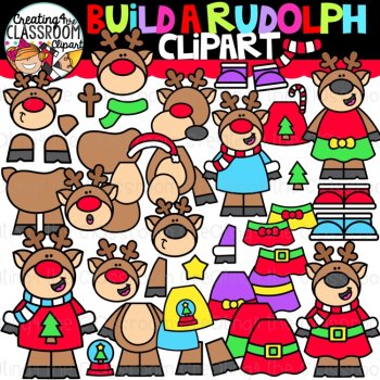 Christmas Build-A Clipart Bundle {Christmas Clipart}, image 3