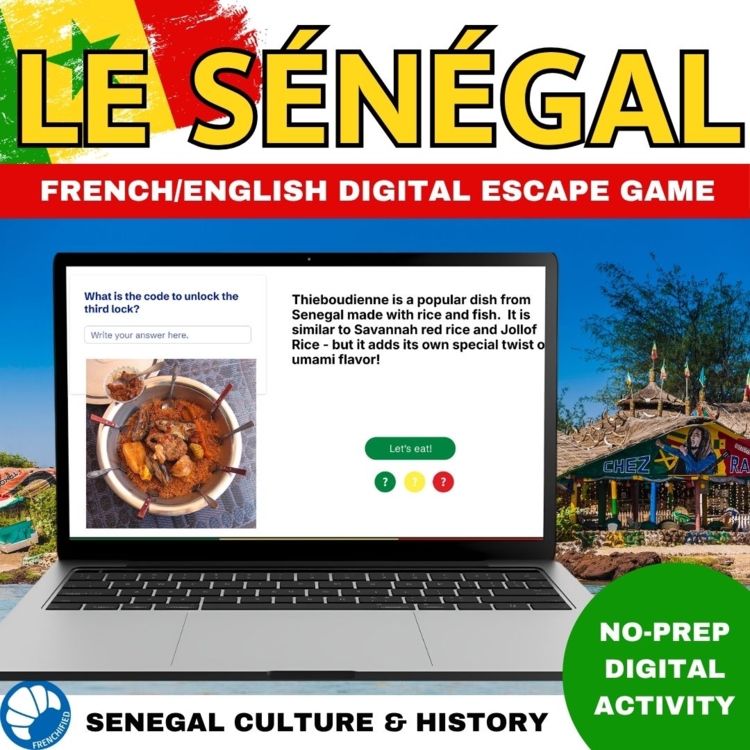 Senegal Digital escape game - French-speaking countries Africa history & culture