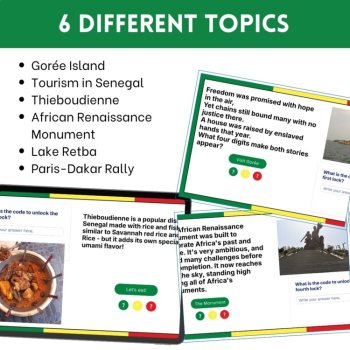Senegal Digital escape game - French-speaking countries Africa history & culture, image 3