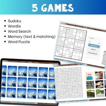 Spanish Travel Vocabulary Games | Los Viajes Activities, image 3