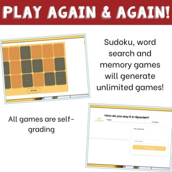Spanish vocabulary activity practice games professions jobs las profesiones, image 4