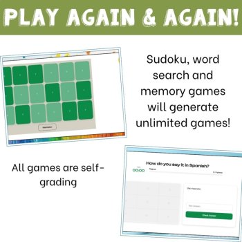 Spanish Bathroom Vocabulary Activities and Games for Learning Spanish, image 4