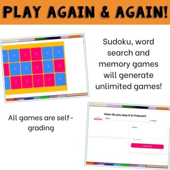 French vocabulary activity practice games shapes les formes, image 4