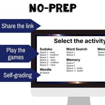 French Space Vocabulary Games | L'Espace, image 2