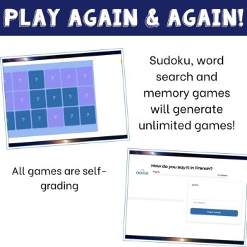 French Space Vocabulary Games | L'Espace, image 4