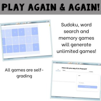 French vocabulary activity practice games health la santé medicine, image 4