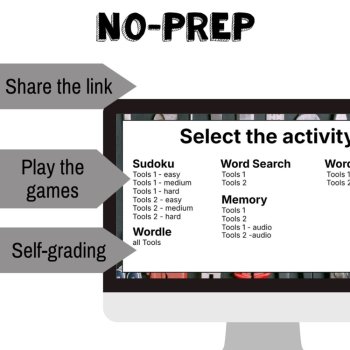 French Tools Vocabulary Games | Les Outils, image 2