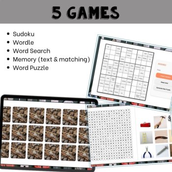 French Tools Vocabulary Games | Les Outils, image 3