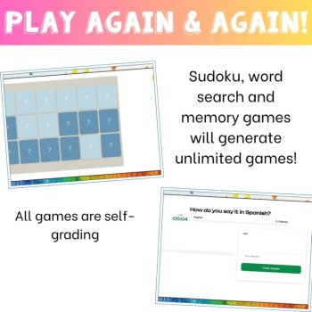 Spanish Colors Activities | Los Colores Vocabulary Games, image 4