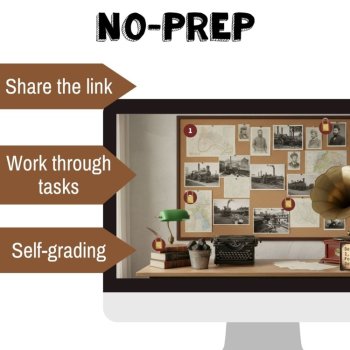 US History Digital Escape Rooms Bundle | American History Review Activities, image 2