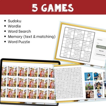 French vocabulary activity practice games professions jobs métiers, image 3