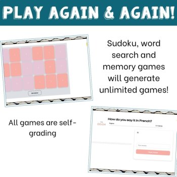 French Numbers Games | Numbers 11 to 20 Vocabulary Practice tens and teens, image 4