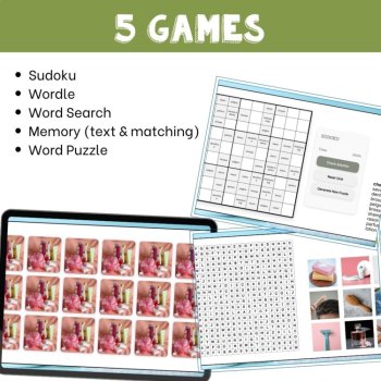 French vocabulary activity practice games la toilette hygiene supplies, image 3