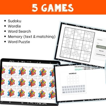 Spanish numbers 1-9 activity practice games 6 different no prep activities, image 3