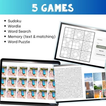French vocabulary practice - French weather activities games le temps, image 3