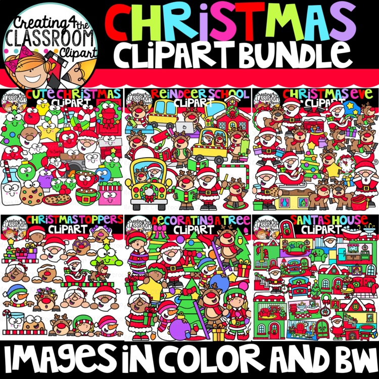 Christmas Clipart Bundle {Creating4 the Classroom}