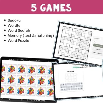 French numbers 1-9 activity practice games 6 different no prep activities, image 3