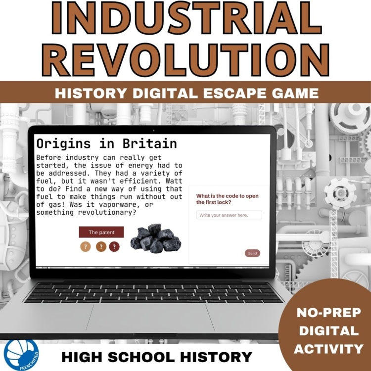 Industrial Revolution High School | US History Digital Escape Game