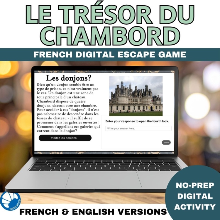 French Escape Room Renaissance Culture and History Challenge English & French